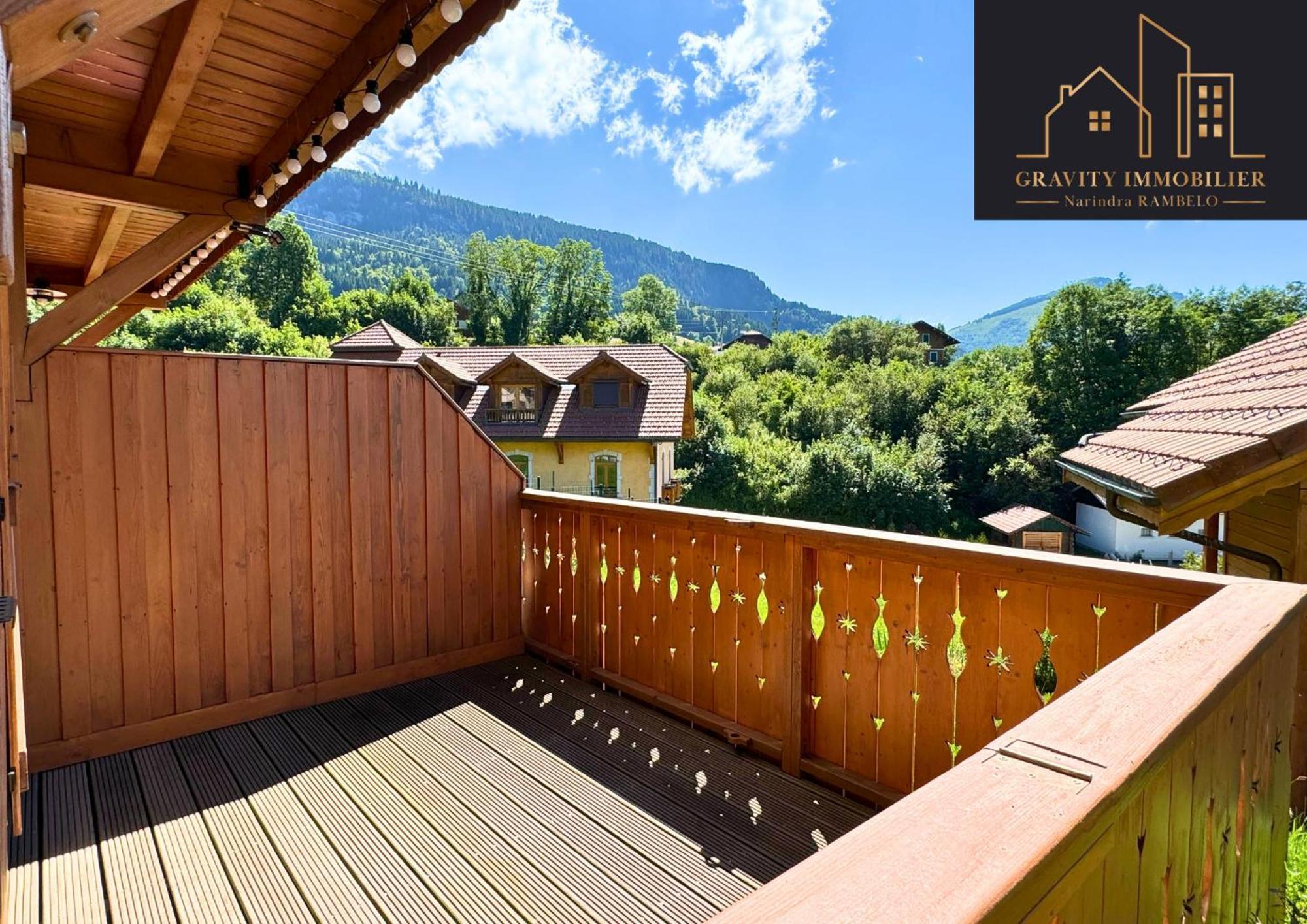 Chalet Duplex Mont-Saxonnex "Le Jarbay " Exterior photo