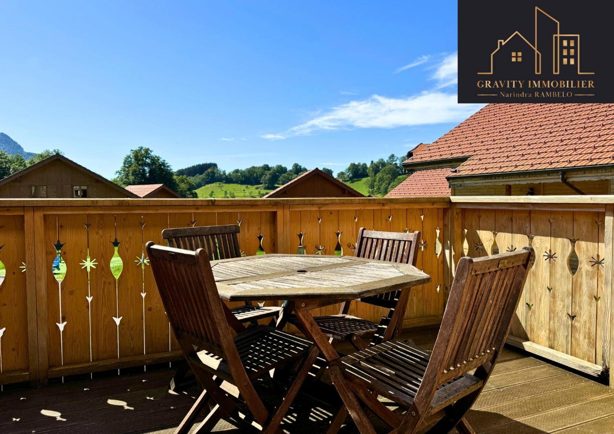 Chalet Duplex Mont-Saxonnex "Le Jarbay " Exterior photo